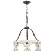 Joliette 4-Light Wood Chandelier, White By Casagear Home