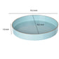 Beautiful Mimosa Round Tray, Powder Blue By Casagear Home