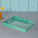 Mimosa Tray | Square | Cutout Handles | Green