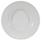 Enticing Round Decorative Porcelain Plate, White By Casagear Home