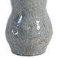 Polished Ceramic Vase Gray By Casagear Home ABH-69423