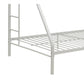 Tritan Twin XL/Queen Bunk Bed, White By Casagear Home
