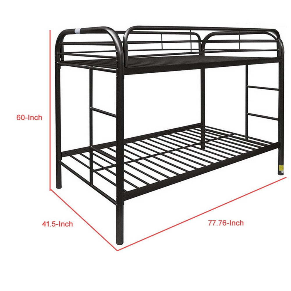 Thomas Twin/Twin Bunk Bed Black AMF-02188BK