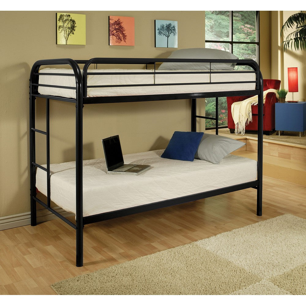 Thomas Twin/Twin Bunk Bed, Black