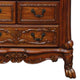 Imperial Chest | 5 Drawers | 2 Cabinets | Cherry Oak Brown AMF-12146