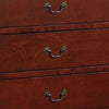 Wooden Dresser With Six Drawers Cherry Brown AMF-19525