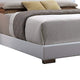 Contemporary Style Queen Size Wooden Panel Bed with Headboard White AMF-22640Q