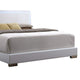 Contemporary Style Queen Size Wooden Panel Bed with Headboard White AMF-22640Q