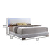 Contemporary Style Queen Size Wooden Panel Bed with Headboard White AMF-22640Q