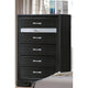 Inverness Chest | 6 Drawers | 2 Tone Black & Silver