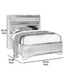 Wooden Twin Size bed with Bracket Legs and Crystal Accented Headboard Black AMF-25910T