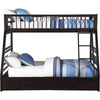 Espresso Bunk Bed | Twin XL/Queen | Wood Frame | Drawers AMF-37425