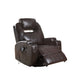 Jaxon Rocker Recliner | Swivel Base | Polyurethane Upholstery | Brown