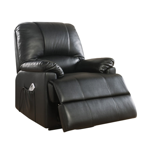 Jaxon Power Lift Recliner | Polyurethane Upholstery | Metal Frame | Black