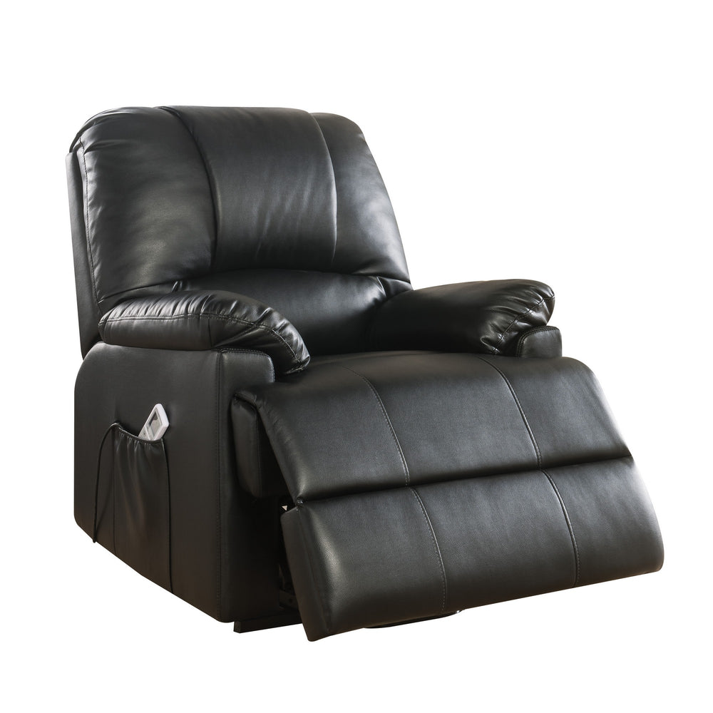 Jaxon Power Lift Recliner | Polyurethane Upholstery | Metal Frame | Black