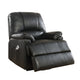 Jaxon Power Lift Recliner | Polyurethane Upholstery | Metal Frame | Black