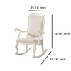 Sharan Rocking Chair, White