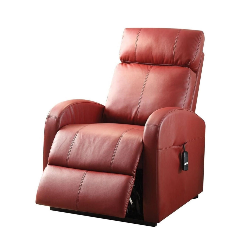 Ricardo Recliner with Power Lift, Red