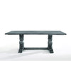 Wooden Rectangular Dining Table With Trestle Base Gray AMF-66180