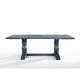 Wooden Rectangular Dining Table With Trestle Base Gray AMF-66180