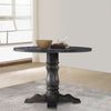 Clarence Dining Table | Round Top | Pedestal Base | Weathered Gray