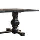 Clarence Dining Table | Rectangular Top | Double Pedestal | Vintage Black AMF-74645