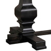 Clarence Dining Table | Rectangular Top | Double Pedestal | Vintage Black AMF-74645