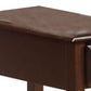 23" Rectangular Wooden Side Table with 1 Drawer, Brown