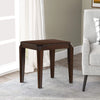 Arden End Table | Beveled Tapered Legs | Walnut Brown