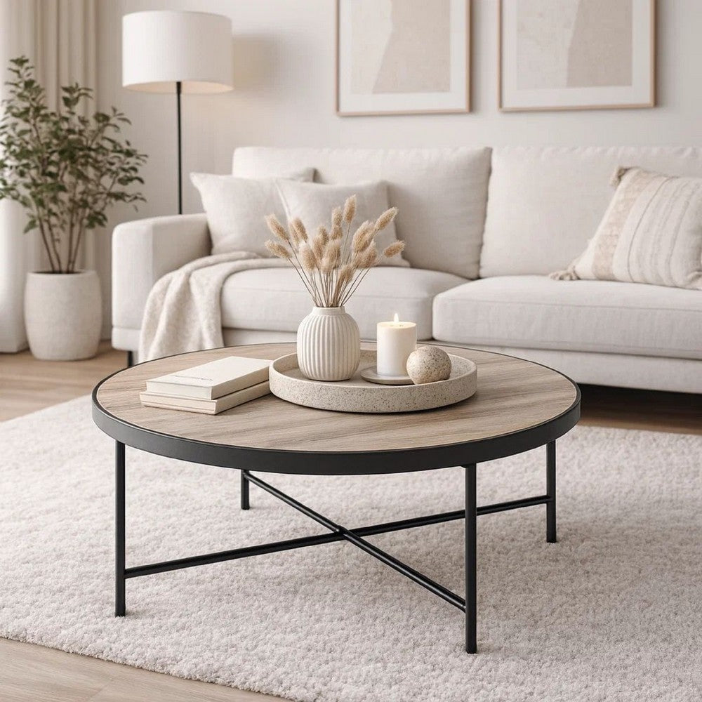 Preston Coffee Table | Charming Finish | Weathered Oak Brown