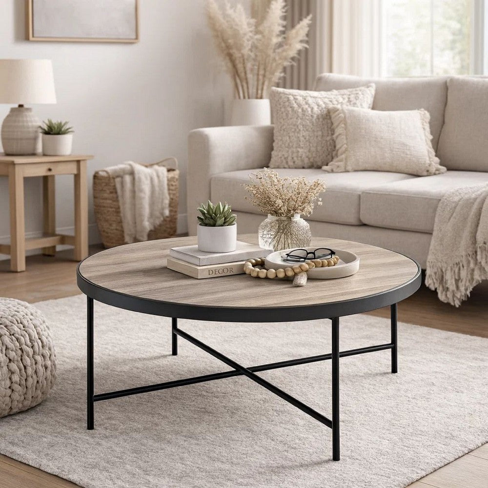 Preston Coffee Table | Charming Finish | Weathered Oak Brown