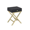 Nova Side Table | Stylish Design | Black & Gold