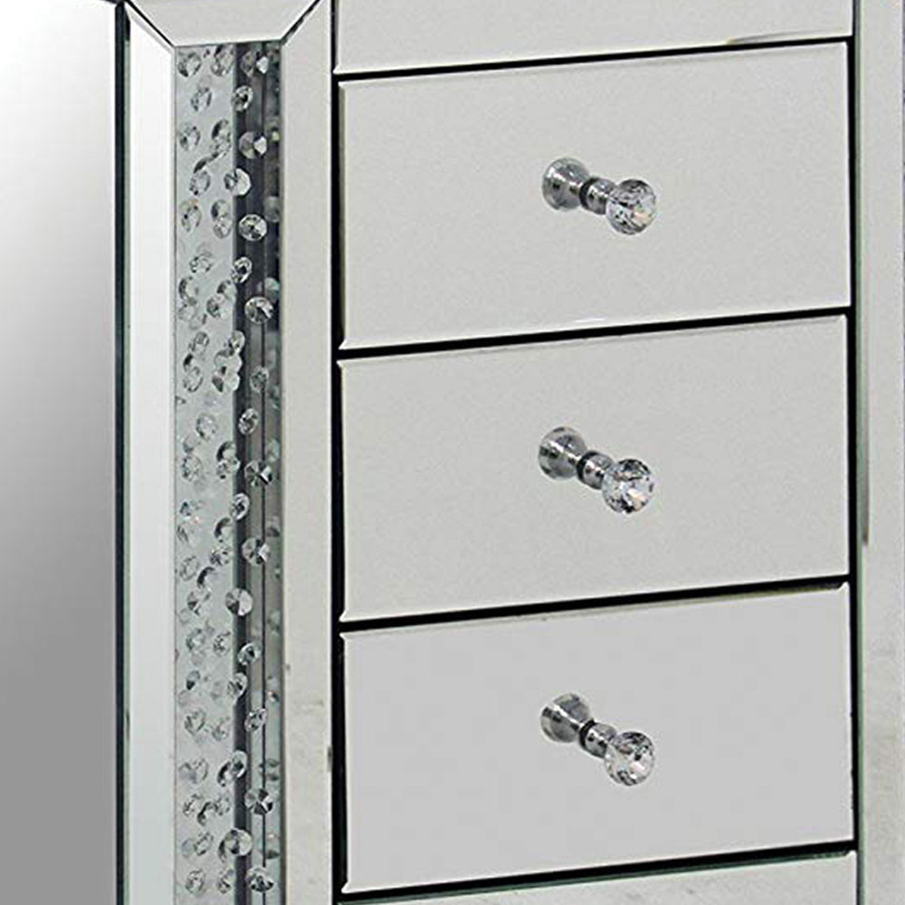 Nysa End Table | Mirrored Finish