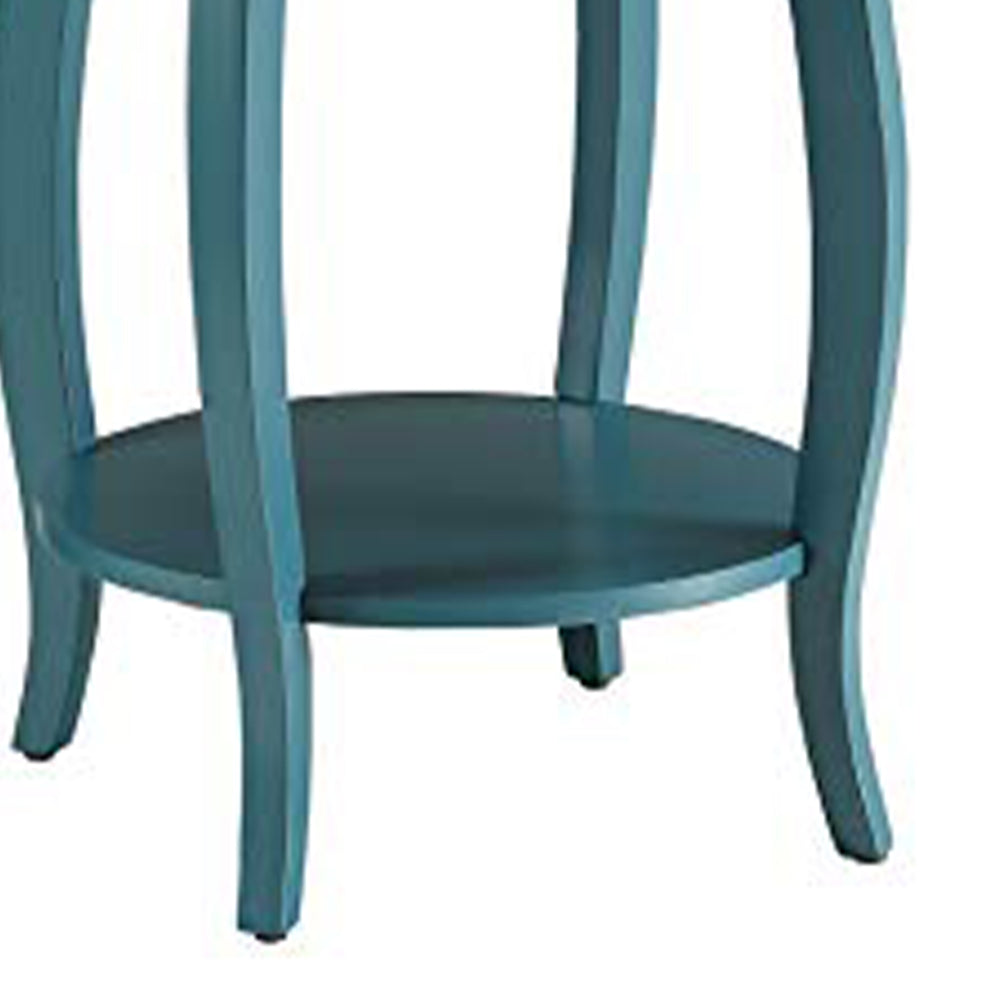 Affiable Side Table, Teal Blue By ACME