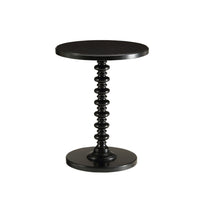 Nova Side Table | Round Top | Sleek Design | Black