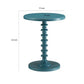 Astonishing Side Table With Round Top Teal Blue AMF-82798