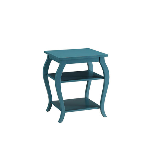 Becci End Table | Minimalist Style | Teal Finish