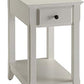 Affiable Side Table, White