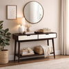 Beautiful Sofa Table | 2 Drawers | Espresso | White