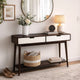 Beautiful Sofa Table | 2 Drawers | Espresso | White