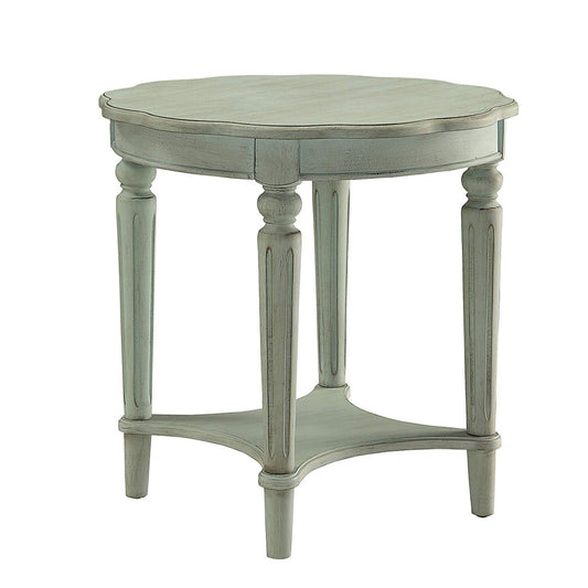 Fordon End Table, Antiqued Green