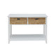 Flavius Console Table | 2 Drawers | White Finish