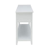 Flavius Console Table | 2 Drawers | White Finish