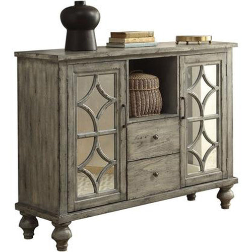 Velika Console Table | 2 Doors | 2 Drawers | Weathered Gray