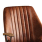 Metal & Leather Executive Office Chair, Cocoa Brown-ACME