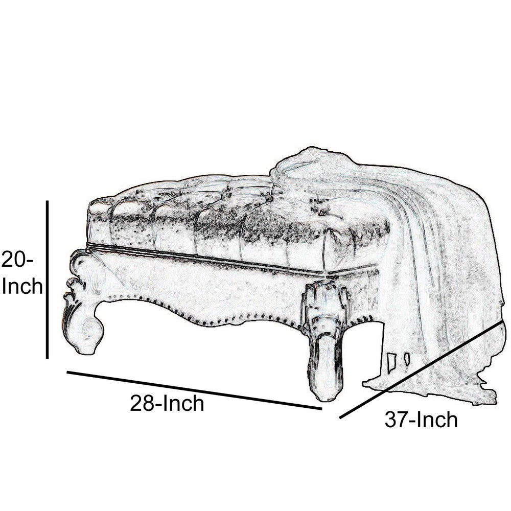 Majestic Ottoman | 2-Tone | Dark Brown & Cherry Oak AMF-96538