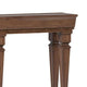 Wooden Console Table with One Bottom Shelf Oak Brown - 97252 AMF-97252