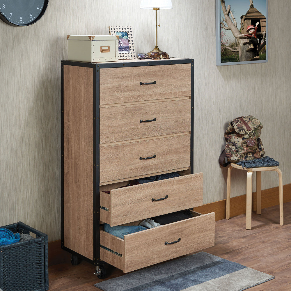 Wood Chest | Weathered Light Oak Brown