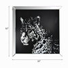 Wall Decor | Square | Leopard Design | Crystal Inlays | Black & Silver