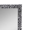 Wall Decor | Wood Backing | Faux Crystals Border | Black & Clear